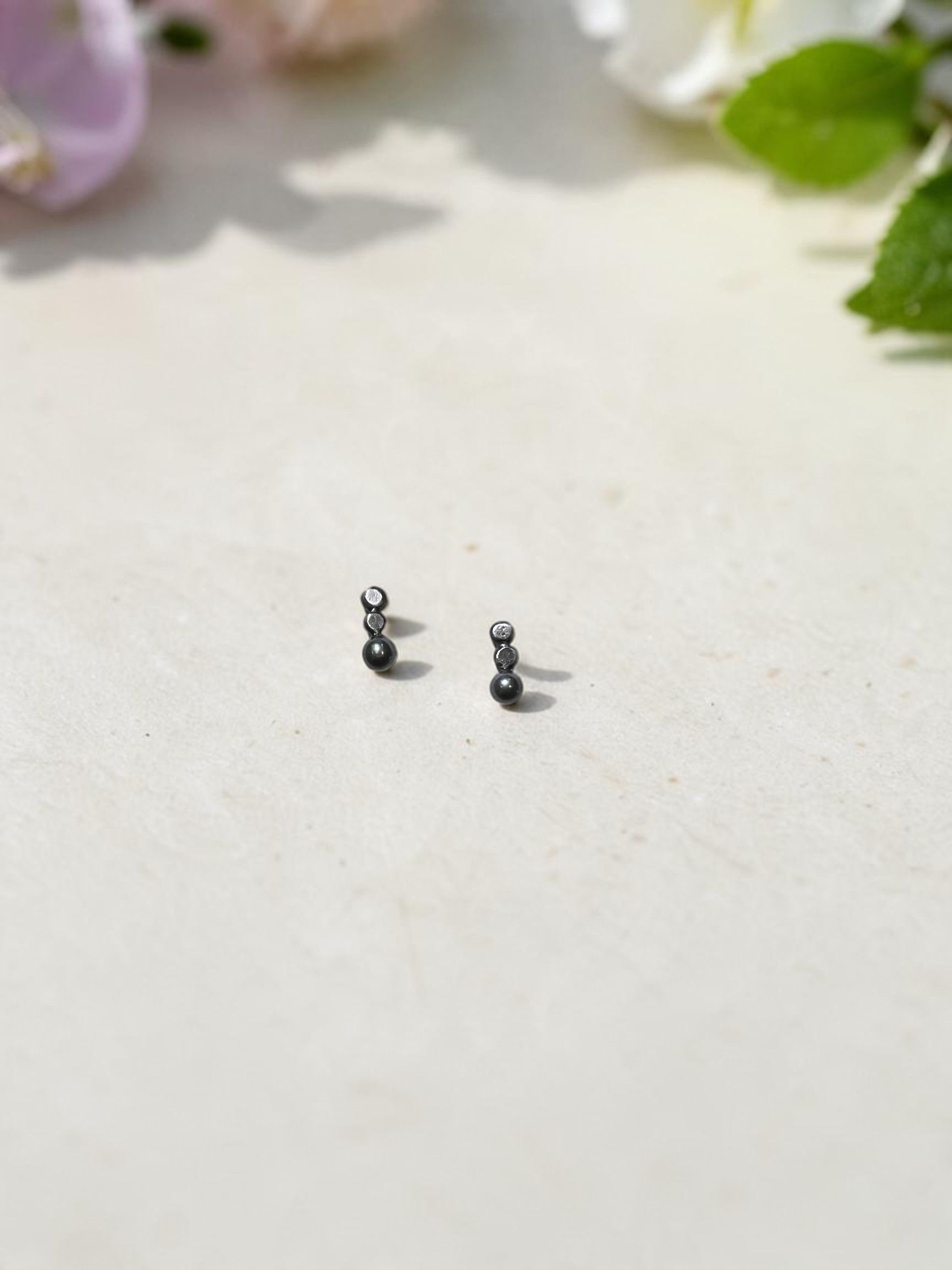 minimalist stud earrings